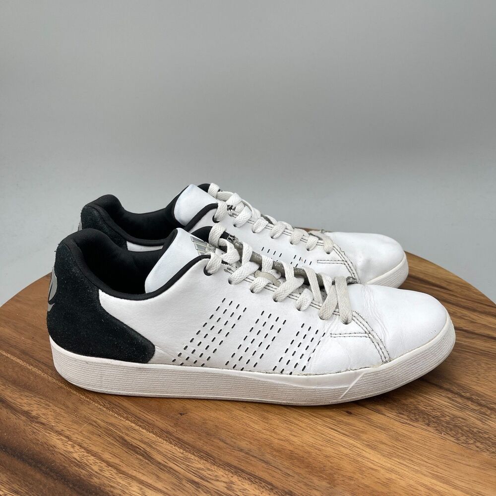 Adidas D Rose Lakeshore Shoes Mens Size 10 White Leather Running Court Casual